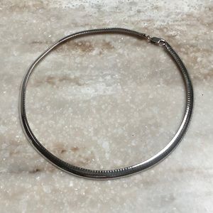 😍925 Italian Silver Omega Necklace 16”😍 NWOT